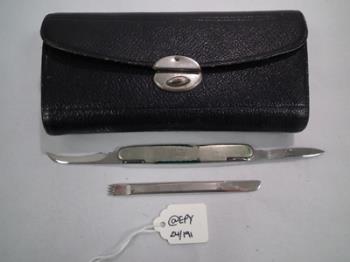 Case,leather,Bistoury knife